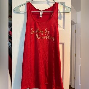 Bella Canvas Red Sleeveless Tank Top